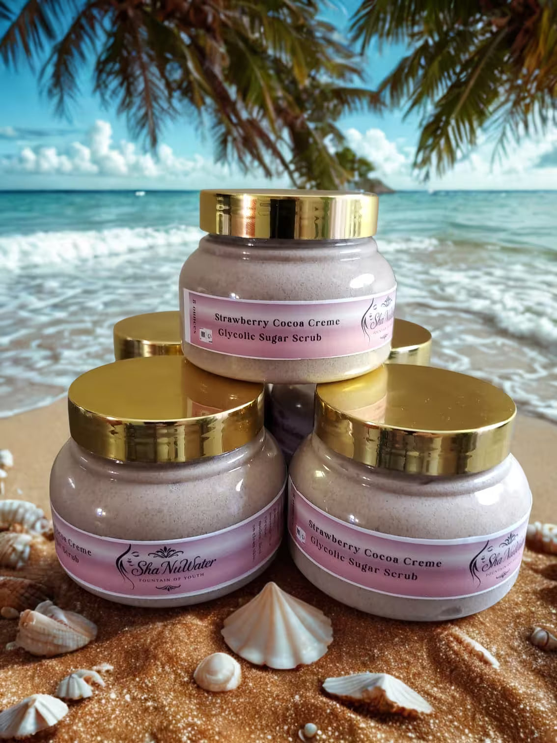 Strawberry Cocoa Creme Glycolic Sugar Scrub