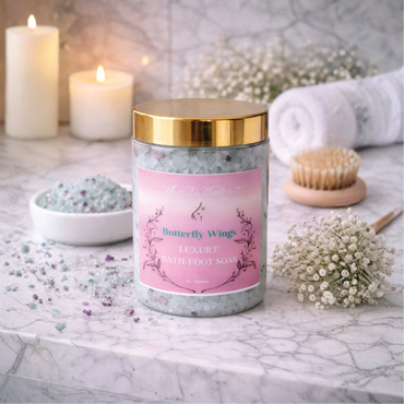 Luxur’e Dead Sea & Epsom Salt Bath / Foot Soak – Butterfly Wings