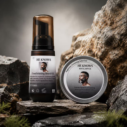 HE KNOWS. Duo Beard Grooming Set