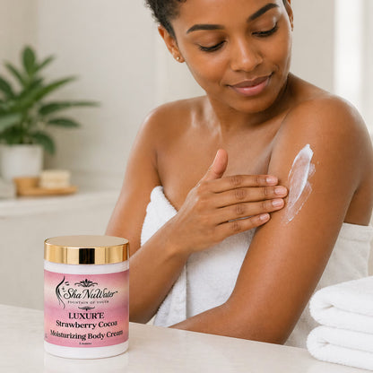 LUXUR'E Strawberry Cocoa Moisturizing Body Creme