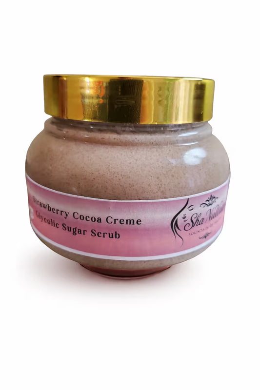Strawberry Cocoa Creme Glycolic Sugar Scrub
