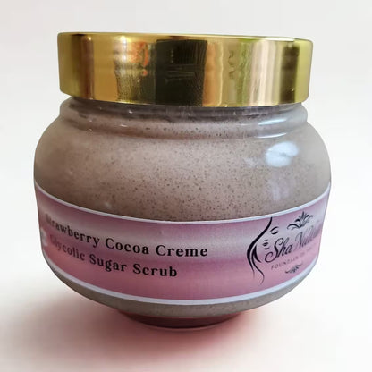 Strawberry Cocoa Creme Glycolic Sugar Scrub