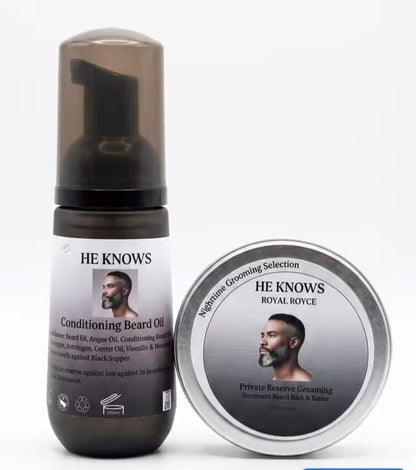 HE KNOWS. Duo Beard Grooming Set