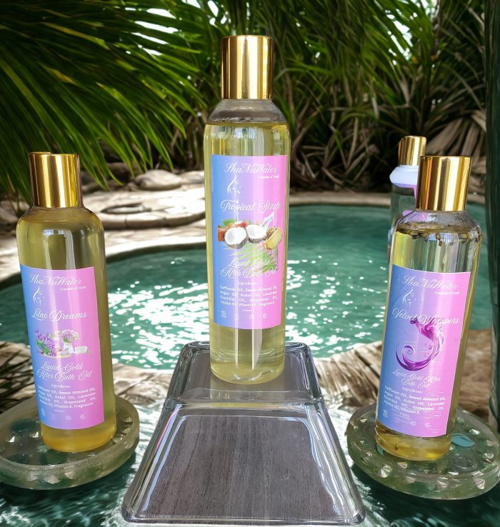 ShaNuWater Liquid Gold After Bath Oil, Leaves Your Skin Looking and Feeling Young, Revitalized and Glowing.