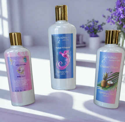 ShaNuWater, Highly Moisturizing and Lathering Trio of Body Washes. Buy Two and Get the Third One FREE!