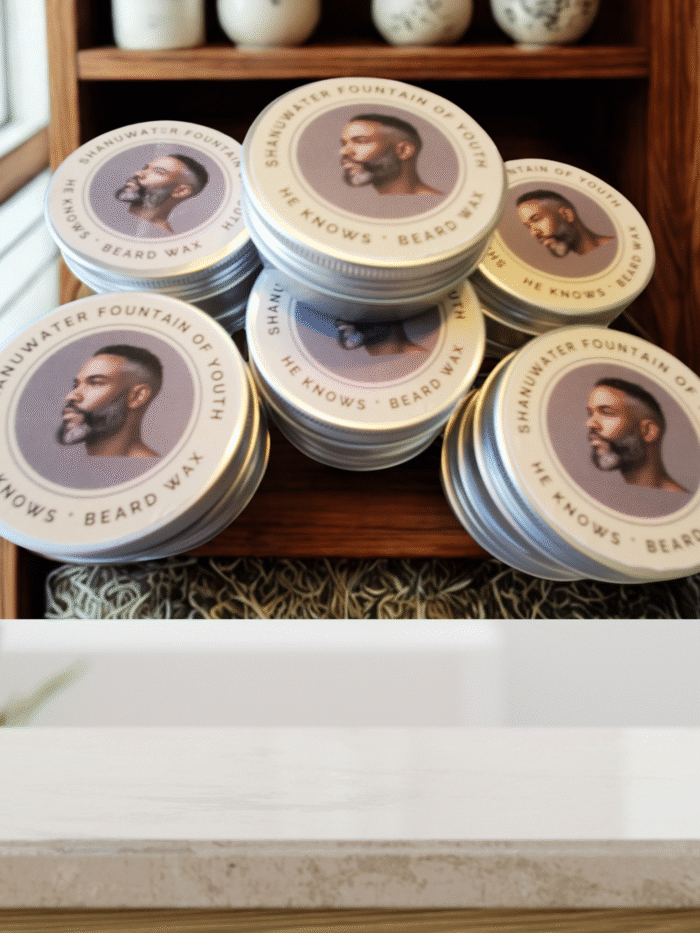 HE KNOWS Beard Wax For Black Men's Unique Curly Hair Pattern