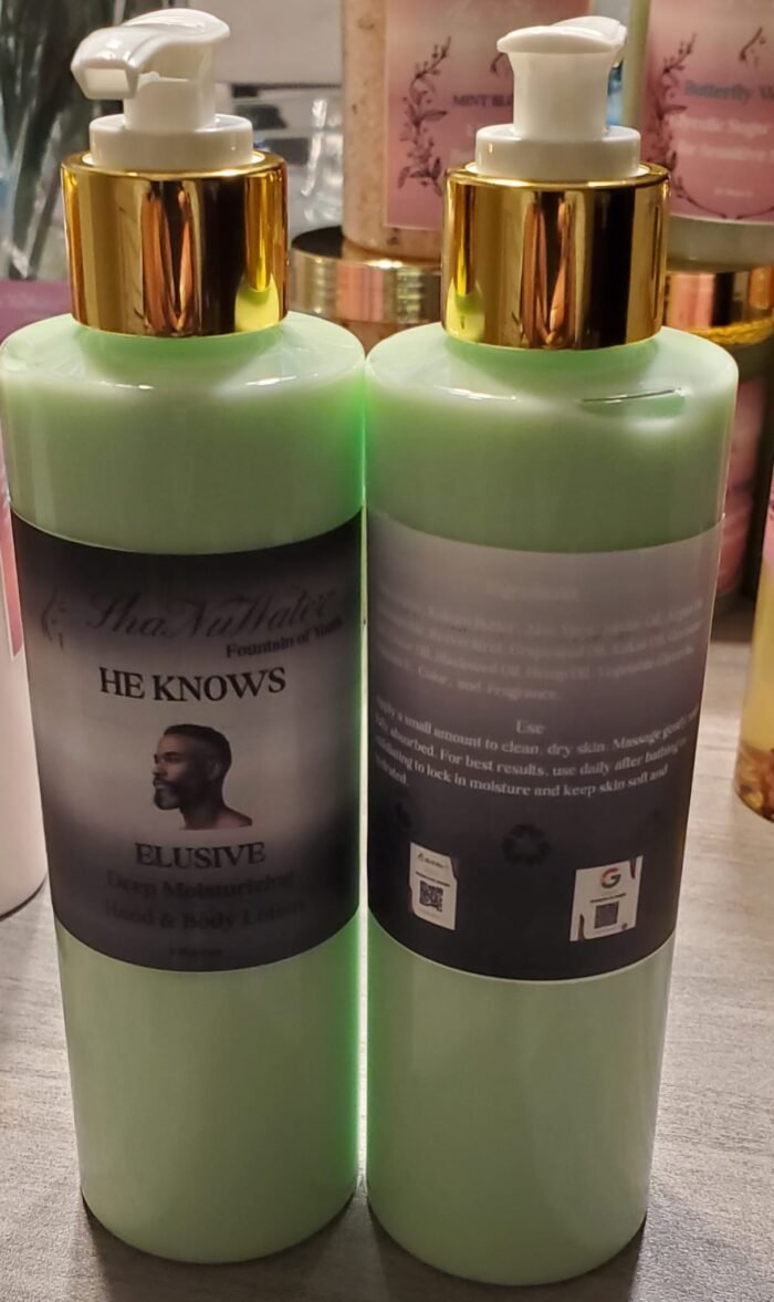 HE KNOWS ELUSIVE - Deep Moisturizing Hand & Body Lotion - Image 3