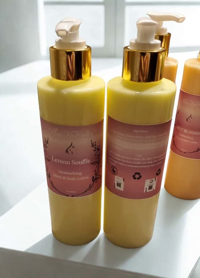 Lemon Souffie Moisturizing Hand & Body Lotion - Image 3